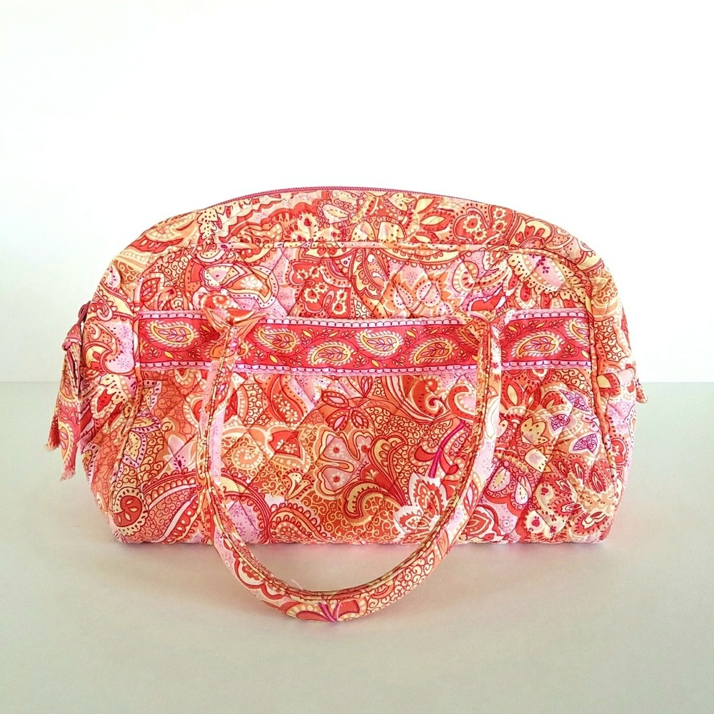Vera Bradley Sherbert Handbag Pink Pasley - Picture 1 of 7